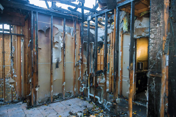 Professional Fire Damage Repair technician working in Healdsburg, CA
